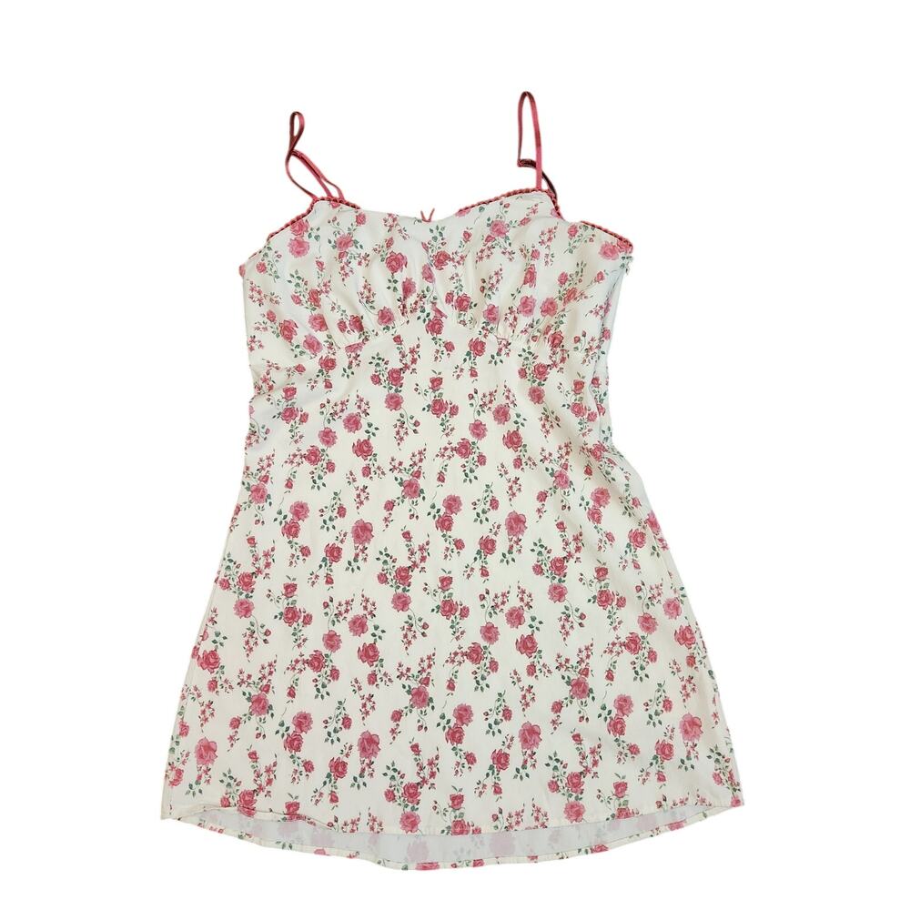 Mills by Millie Bobby Brown Pink Tossed Rose Floral Mini Dress XL